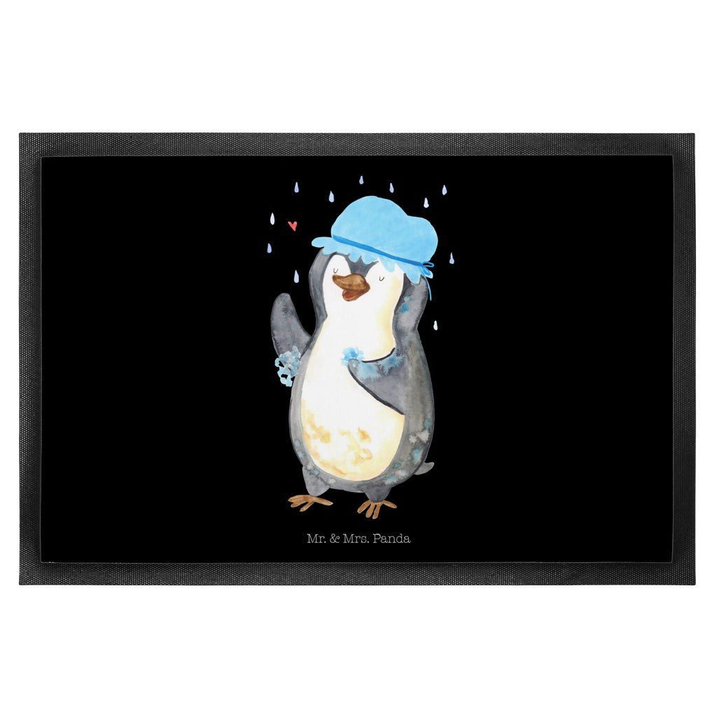 Fußmatte Pinguin duscht