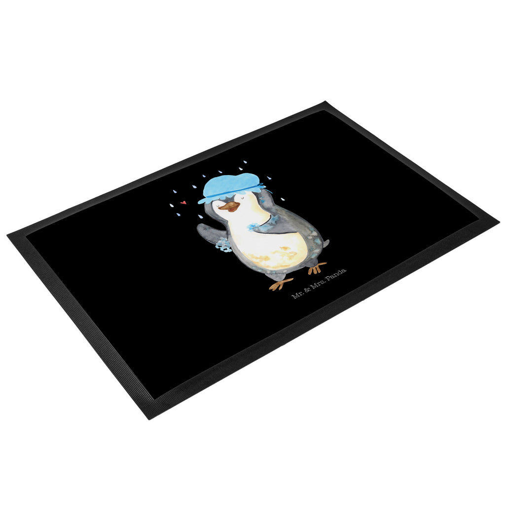 Fußmatte Pinguin duscht