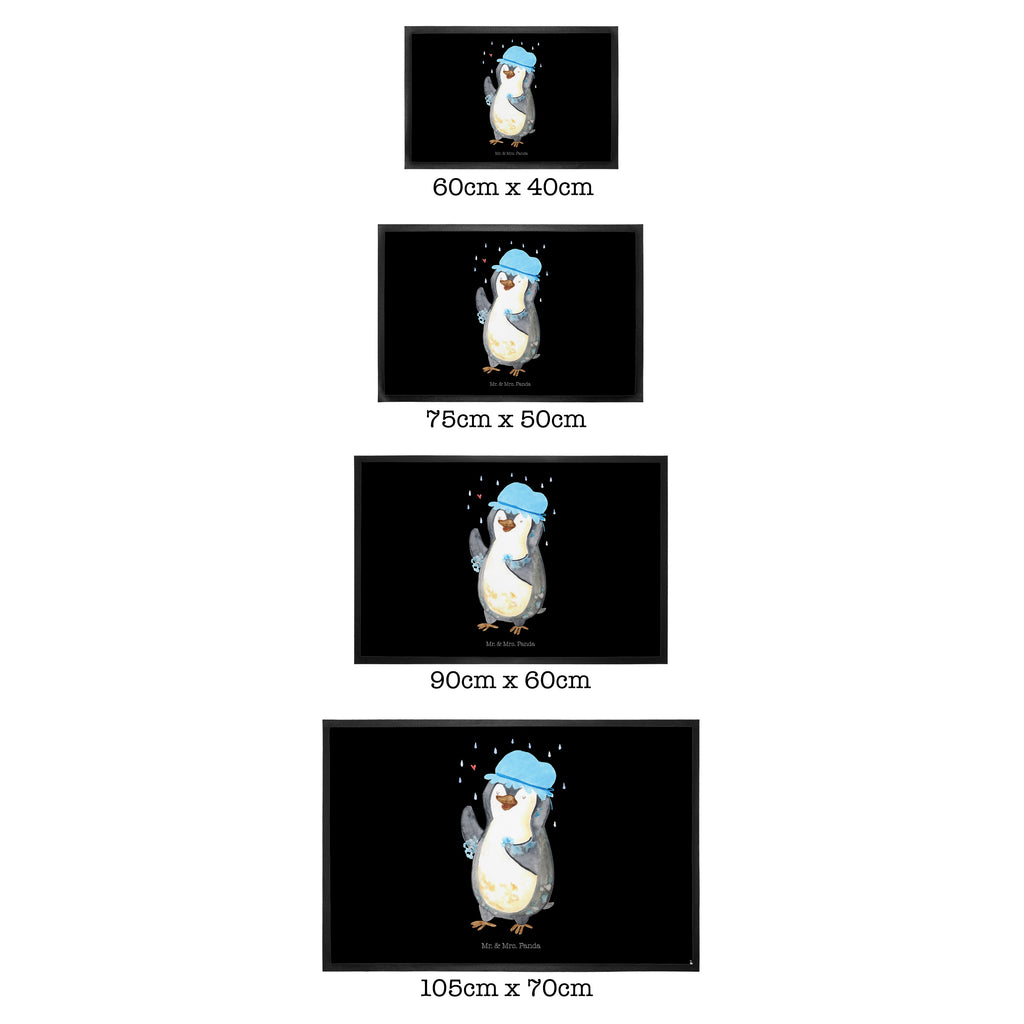 Fußmatte Pinguin duscht