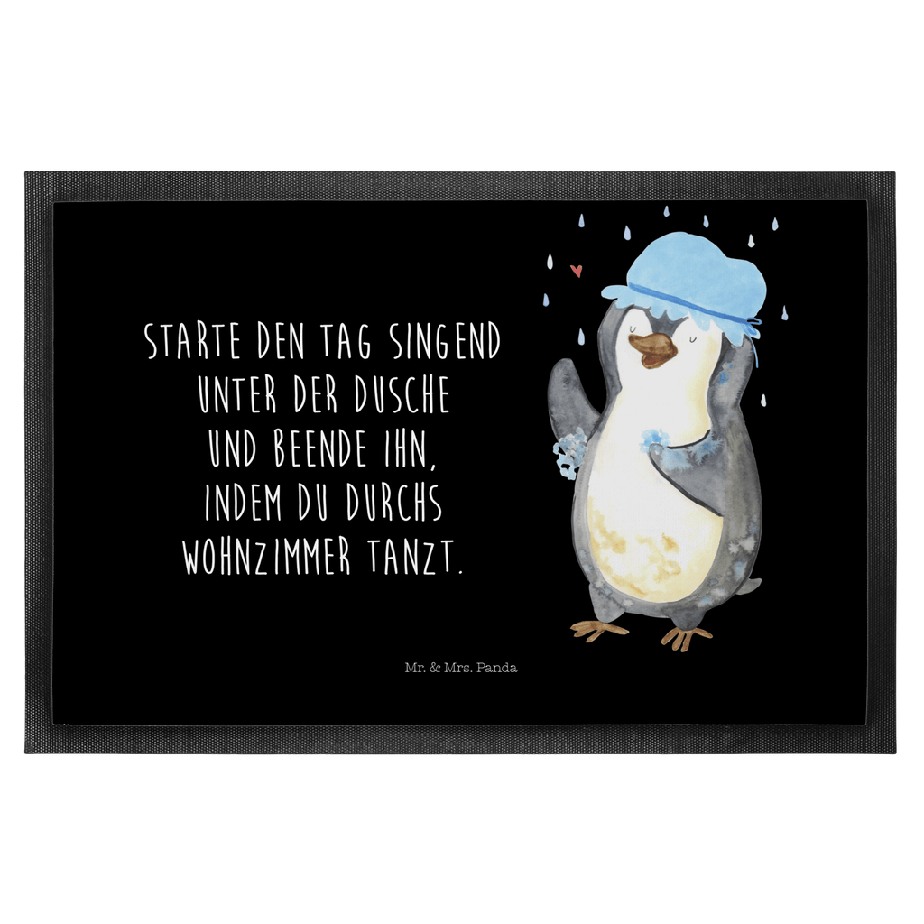 Fußmatte Pinguin duscht