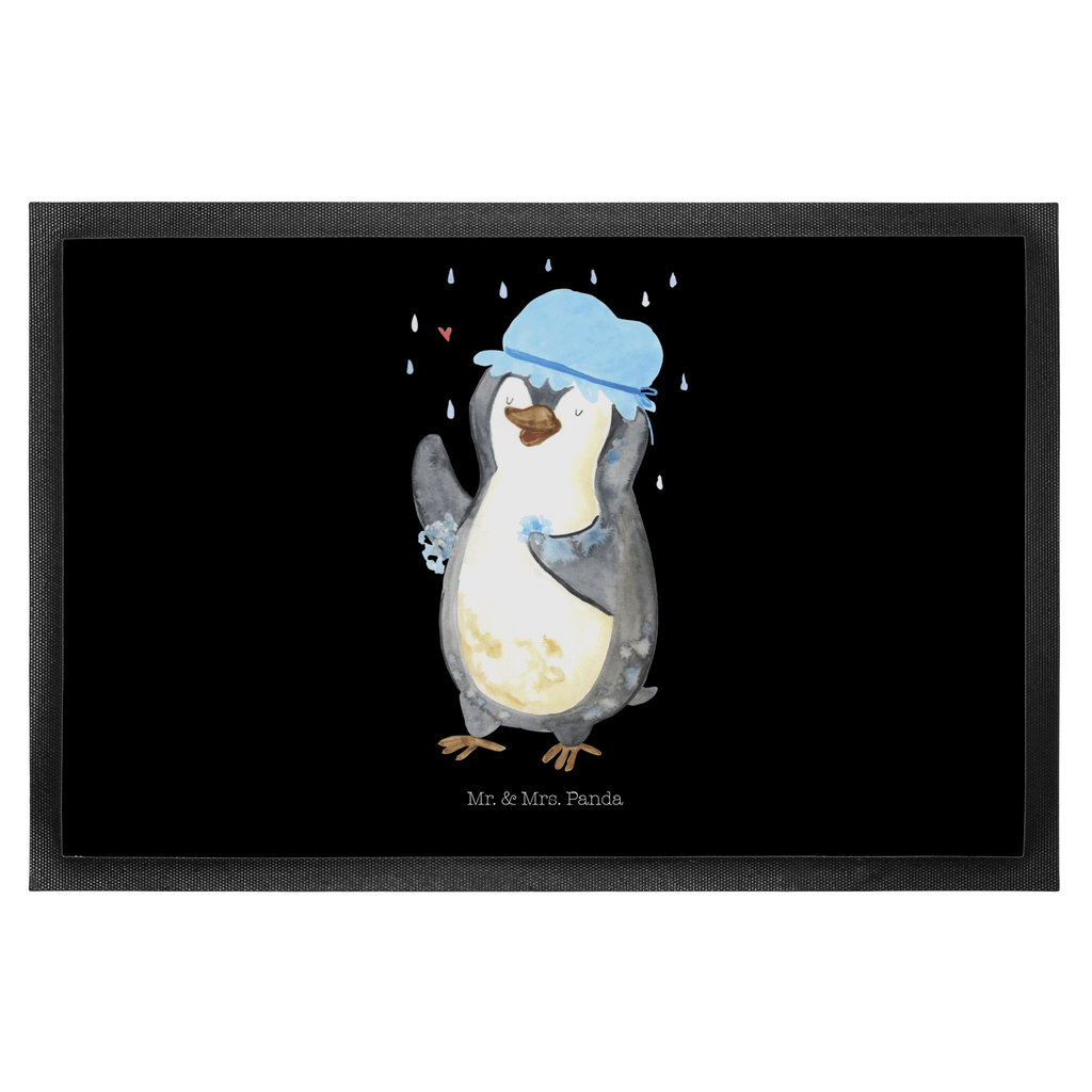 Fußmatte Pinguin duscht