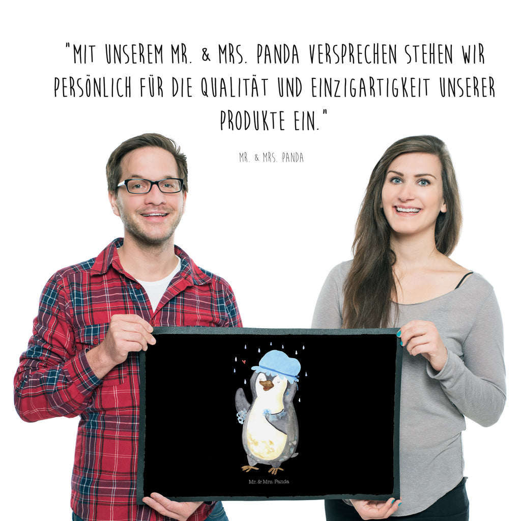 Fußmatte Pinguin duscht