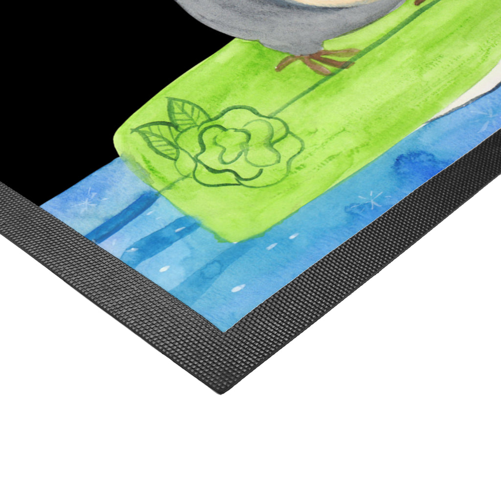 Fußmatte Pinguin Surfer Türvorleger, Schmutzmatte, Fußabtreter, Matte, Schmutzfänger, Fußabstreifer, Schmutzfangmatte, Türmatte, Motivfußmatte, Haustürmatte, Vorleger, Pinguin, Pinguine, surfen, Surfer, Hawaii, Urlaub, Wellen, Wellen reiten, Portugal