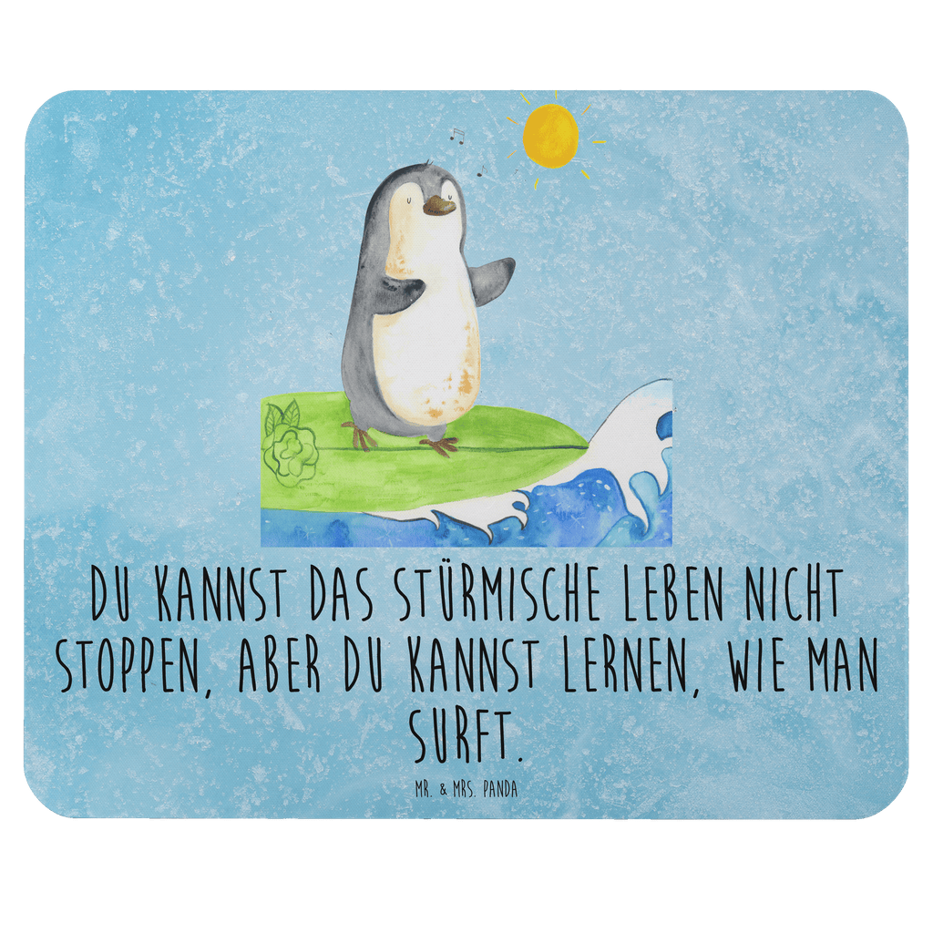 Mauspad Pinguin Surfer Mousepad, Computer zubehör, Büroausstattung, PC Zubehör, Arbeitszimmer, Mauspad, Einzigartiges Mauspad, Designer Mauspad, Pinguin, Pinguine, surfen, Surfer, Hawaii, Urlaub, Wellen, Wellen reiten, Portugal