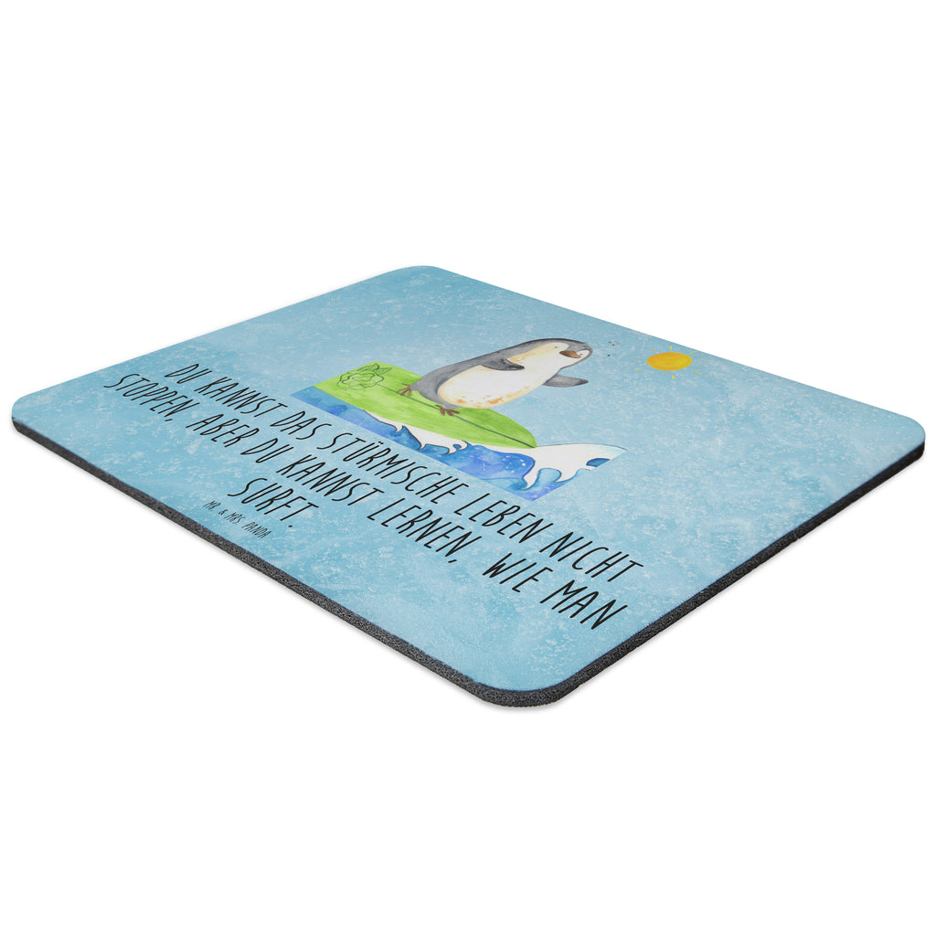 Mauspad Pinguin Surfer Mousepad, Computer zubehör, Büroausstattung, PC Zubehör, Arbeitszimmer, Mauspad, Einzigartiges Mauspad, Designer Mauspad, Pinguin, Pinguine, surfen, Surfer, Hawaii, Urlaub, Wellen, Wellen reiten, Portugal