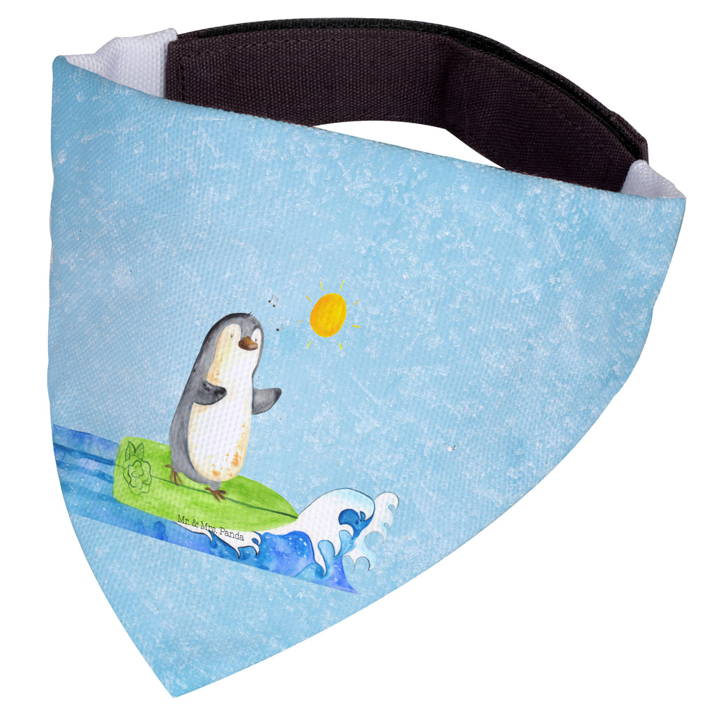 Hundehalstuch S Pinguin Surfer Hundehalstuch, Halstuch, Hunde, Tuch, klein, kleine Hunde, Pinguin, Pinguine, surfen, Surfer, Hawaii, Urlaub, Wellen, Wellen reiten, Portugal