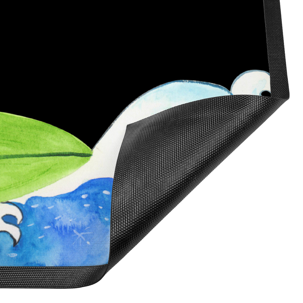 Fußmatte Pinguin Surfer Türvorleger, Schmutzmatte, Fußabtreter, Matte, Schmutzfänger, Fußabstreifer, Schmutzfangmatte, Türmatte, Motivfußmatte, Haustürmatte, Vorleger, Pinguin, Pinguine, surfen, Surfer, Hawaii, Urlaub, Wellen, Wellen reiten, Portugal