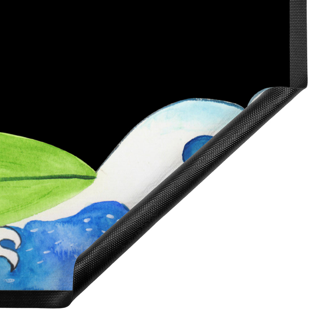 Fußmatte Pinguin Surfer Türvorleger, Schmutzmatte, Fußabtreter, Matte, Schmutzfänger, Fußabstreifer, Schmutzfangmatte, Türmatte, Motivfußmatte, Haustürmatte, Vorleger, Pinguin, Pinguine, surfen, Surfer, Hawaii, Urlaub, Wellen, Wellen reiten, Portugal