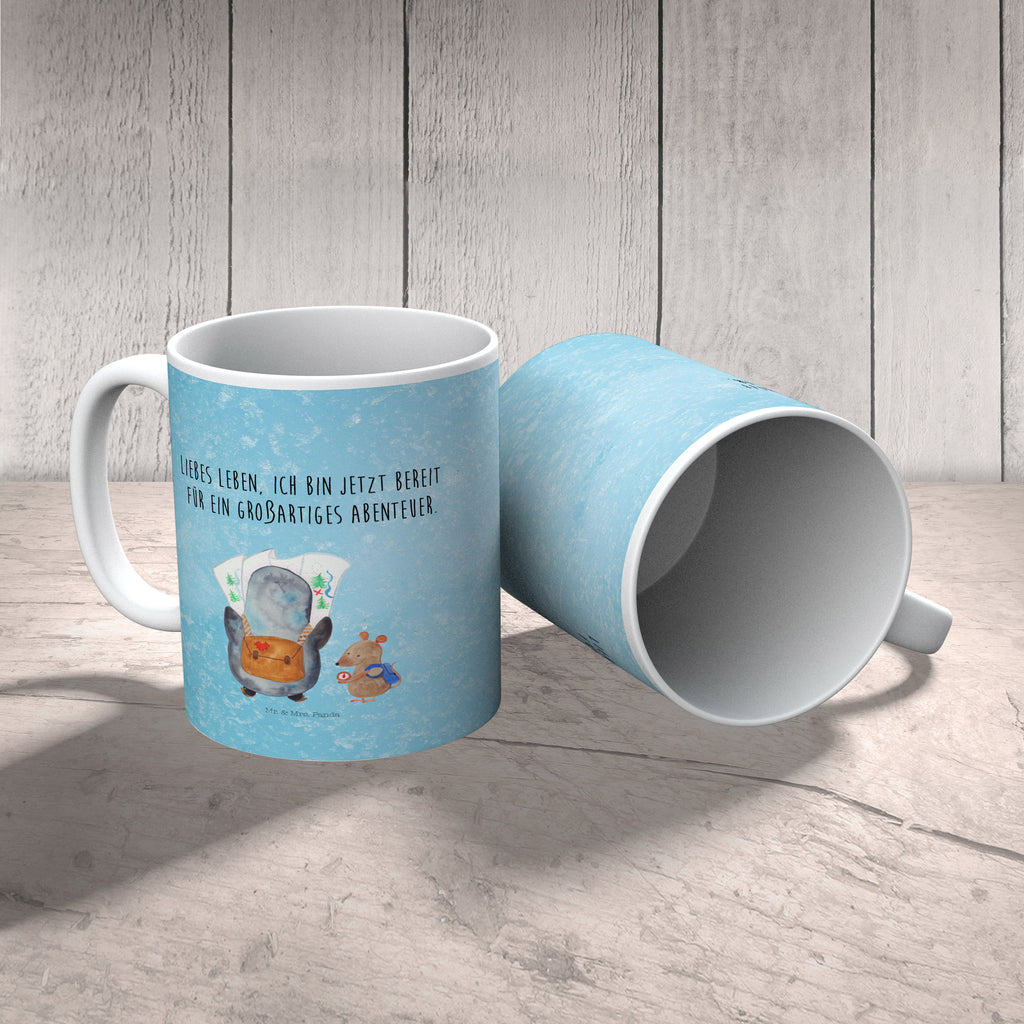 Kindertasse Pinguin & Maus Wanderer Kunststoff Tasse, Kindergarten, Tasse, Trinkbecher, Camping Becher, Kaffeetasse, Kunststoffbecher, Kindergartenbecher, Outdoorgeschirr, Kunststoffgeschirr, Reisebecher, Reisetasse, Kinderbecher, Pinguin, Pinguine, Abenteurer, Abenteuer, Roadtrip, Ausflug, Wanderlust, wandern