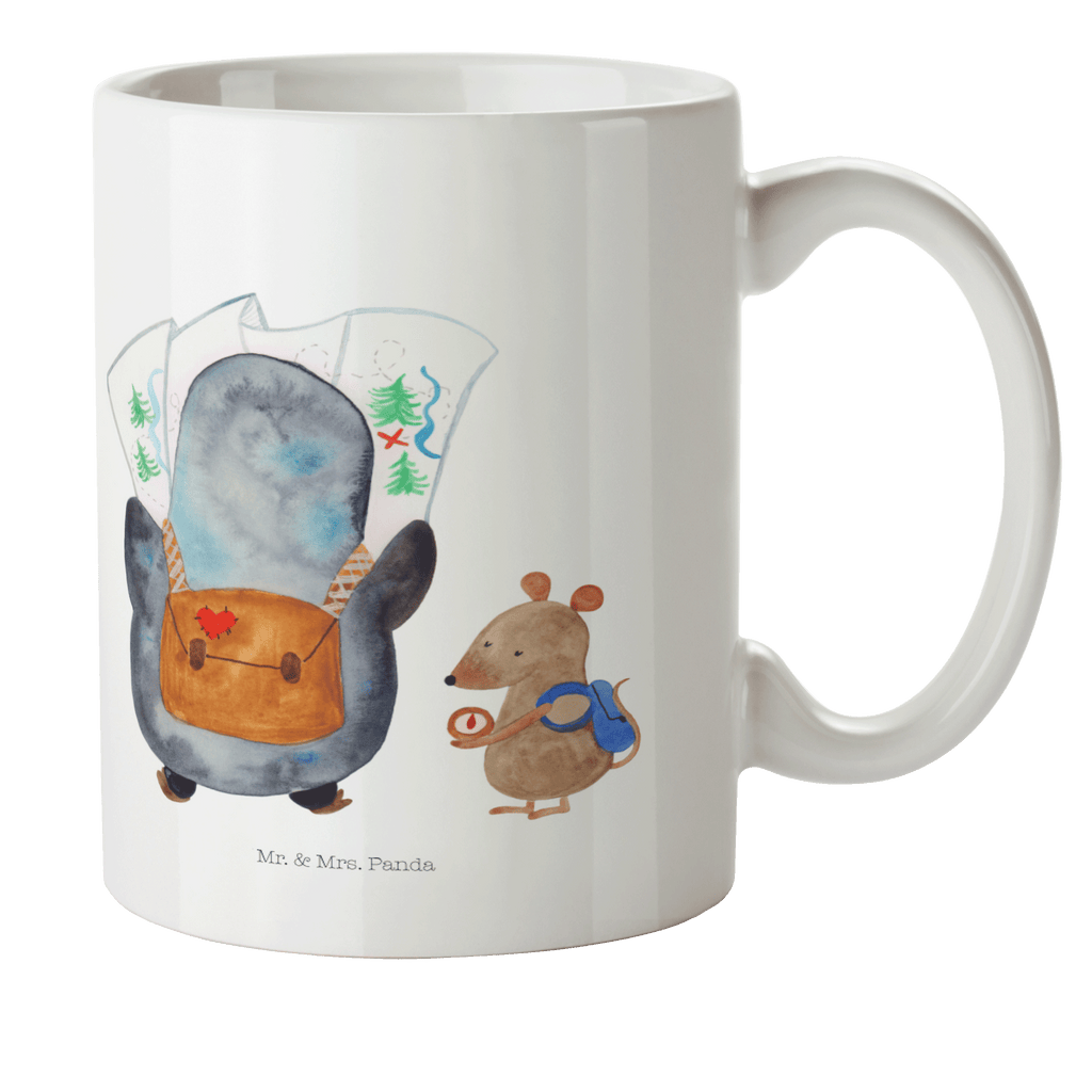 Kindertasse Pinguin & Maus Wanderer Kunststoff Tasse, Kindergarten, Tasse, Trinkbecher, Camping Becher, Kaffeetasse, Kunststoffbecher, Kindergartenbecher, Outdoorgeschirr, Kunststoffgeschirr, Reisebecher, Reisetasse, Kinderbecher, Pinguin, Pinguine, Abenteurer, Abenteuer, Roadtrip, Ausflug, Wanderlust, wandern