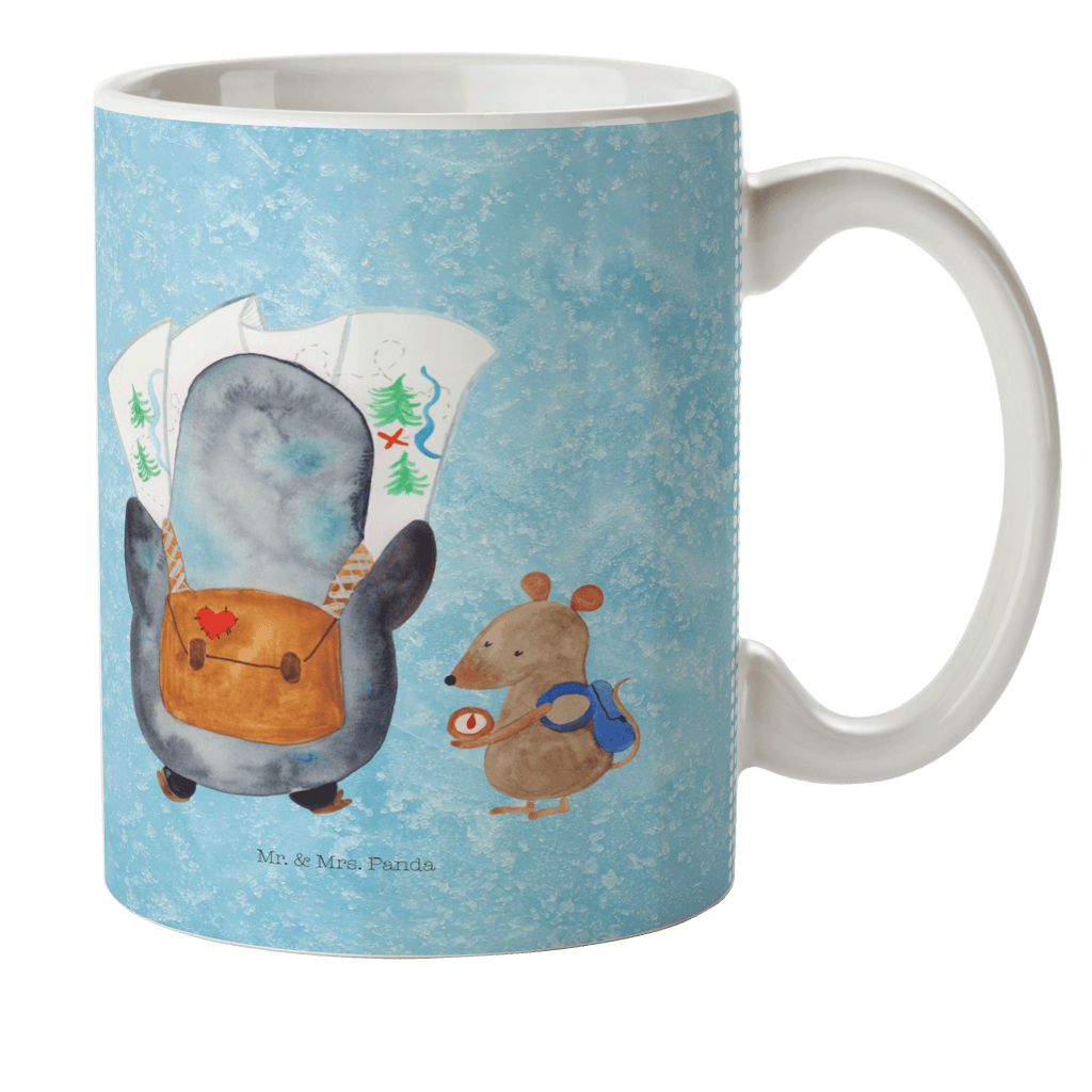 Kindertasse Pinguin & Maus Wanderer Kunststoff Tasse, Kindergarten, Tasse, Trinkbecher, Camping Becher, Kaffeetasse, Kunststoffbecher, Kindergartenbecher, Outdoorgeschirr, Kunststoffgeschirr, Reisebecher, Reisetasse, Kinderbecher, Pinguin, Pinguine, Abenteurer, Abenteuer, Roadtrip, Ausflug, Wanderlust, wandern