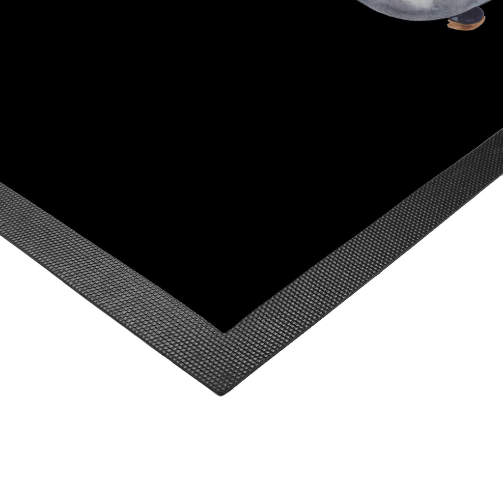 Fußmatte Pinguin & Maus Wanderer Türvorleger, Schmutzmatte, Fußabtreter, Matte, Schmutzfänger, Fußabstreifer, Schmutzfangmatte, Türmatte, Motivfußmatte, Haustürmatte, Vorleger, Pinguin, Pinguine, Abenteurer, Abenteuer, Roadtrip, Ausflug, Wanderlust, wandern