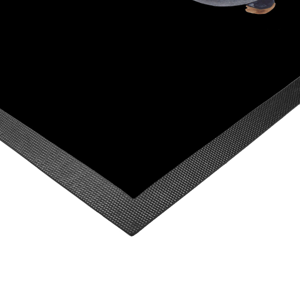 Fußmatte Pinguin & Maus Wanderer Türvorleger, Schmutzmatte, Fußabtreter, Matte, Schmutzfänger, Fußabstreifer, Schmutzfangmatte, Türmatte, Motivfußmatte, Haustürmatte, Vorleger, Pinguin, Pinguine, Abenteurer, Abenteuer, Roadtrip, Ausflug, Wanderlust, wandern