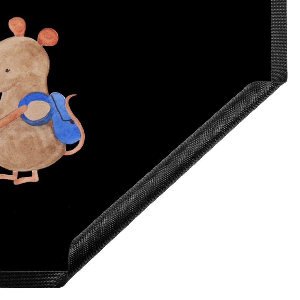 Fußmatte Pinguin & Maus Wanderer Türvorleger, Schmutzmatte, Fußabtreter, Matte, Schmutzfänger, Fußabstreifer, Schmutzfangmatte, Türmatte, Motivfußmatte, Haustürmatte, Vorleger, Pinguin, Pinguine, Abenteurer, Abenteuer, Roadtrip, Ausflug, Wanderlust, wandern