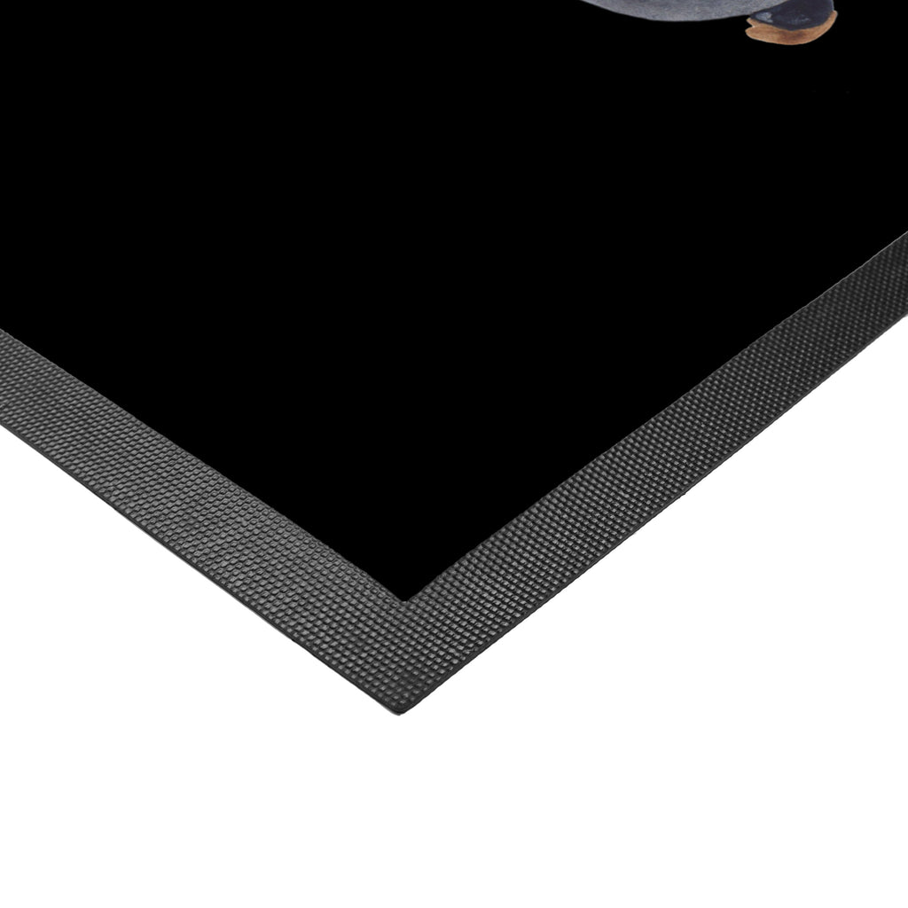 Fußmatte Pinguin & Maus Wanderer Türvorleger, Schmutzmatte, Fußabtreter, Matte, Schmutzfänger, Fußabstreifer, Schmutzfangmatte, Türmatte, Motivfußmatte, Haustürmatte, Vorleger, Pinguin, Pinguine, Abenteurer, Abenteuer, Roadtrip, Ausflug, Wanderlust, wandern