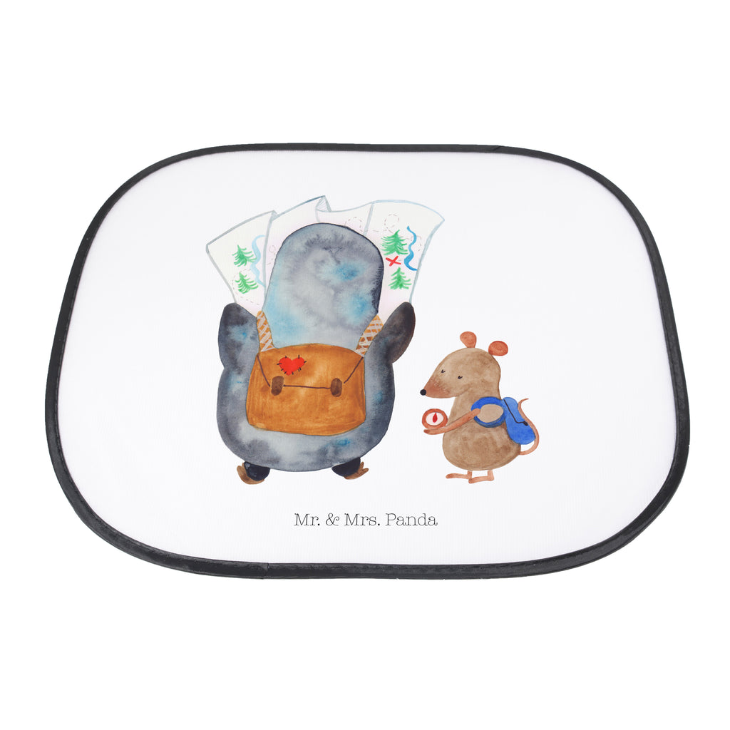 Auto Sonnenschutz Pinguin & Maus Wanderer Auto Sonnenschutz, Sonnenschutz Baby, Sonnenschutz Kinder, Sonne, Sonnenblende, Sonnenschutzfolie, Sonne Auto, Pinguin, Pinguine, Abenteurer, Abenteuer, Roadtrip, Ausflug, Wanderlust, wandern