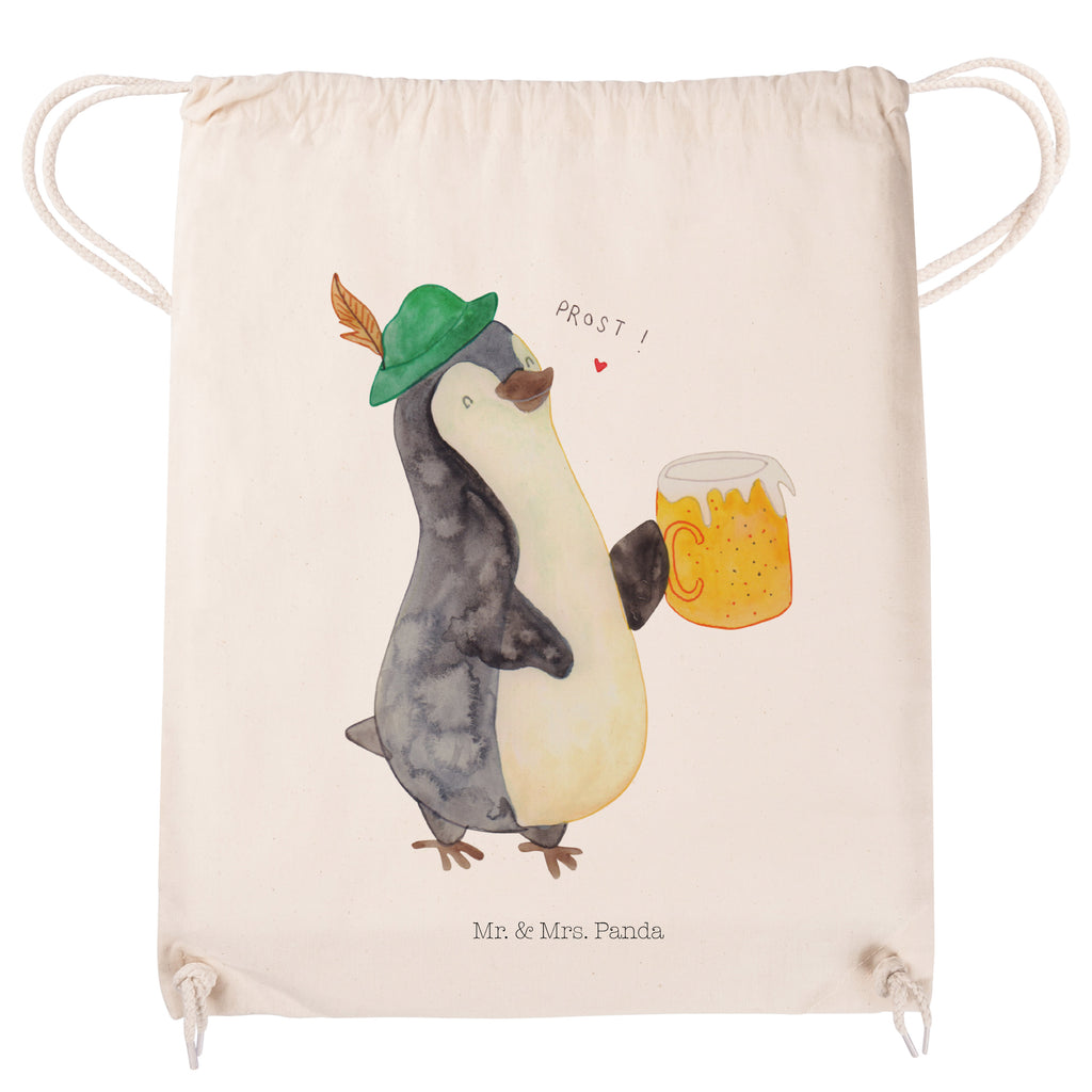 Sportbeutel Pinguin Bier Turnbeutel, Beutel, Sporttasche, Tasche, Stoffbeutel, Pinguin, Pinguine, Bier, Oktoberfest