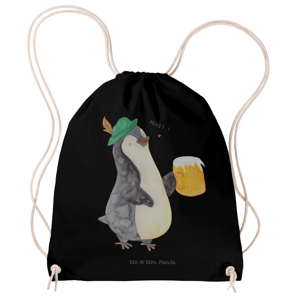Sportbeutel Pinguin Bier Turnbeutel, Beutel, Sporttasche, Tasche, Stoffbeutel, Pinguin, Pinguine, Bier, Oktoberfest