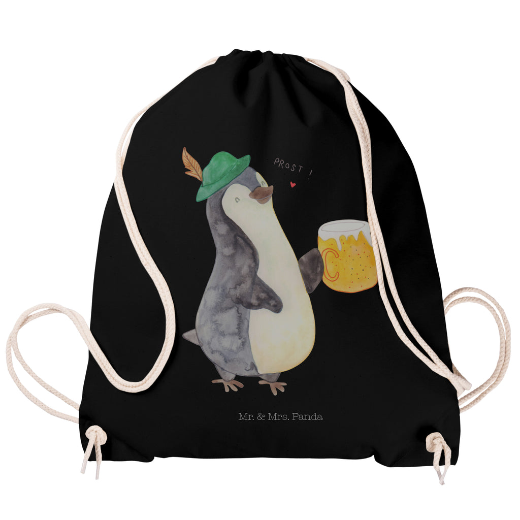 Sportbeutel Pinguin Bier Turnbeutel, Beutel, Sporttasche, Tasche, Stoffbeutel, Pinguin, Pinguine, Bier, Oktoberfest