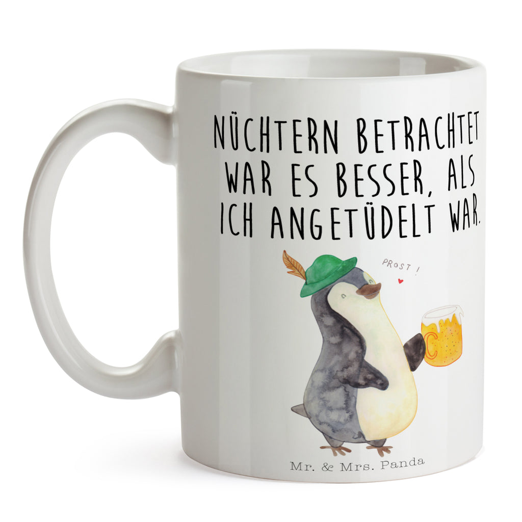 Tasse Pinguin Bier Pinguin, Pinguine, Bier, Oktoberfest,  Becher, Kaffeetasse, Kaffeebecher, Tee, Frühstück, Büro  Pinguin