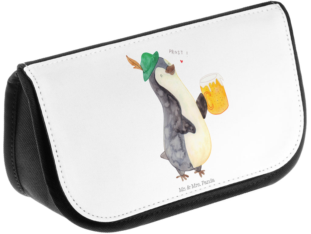 Kosmetiktasche Pinguin Bier Kosmetikbeutel, Kulturtasche, Kulturbeutel, Schminktasche, Make-Up Tasche, Pinguin, Pinguine, Bier, Oktoberfest