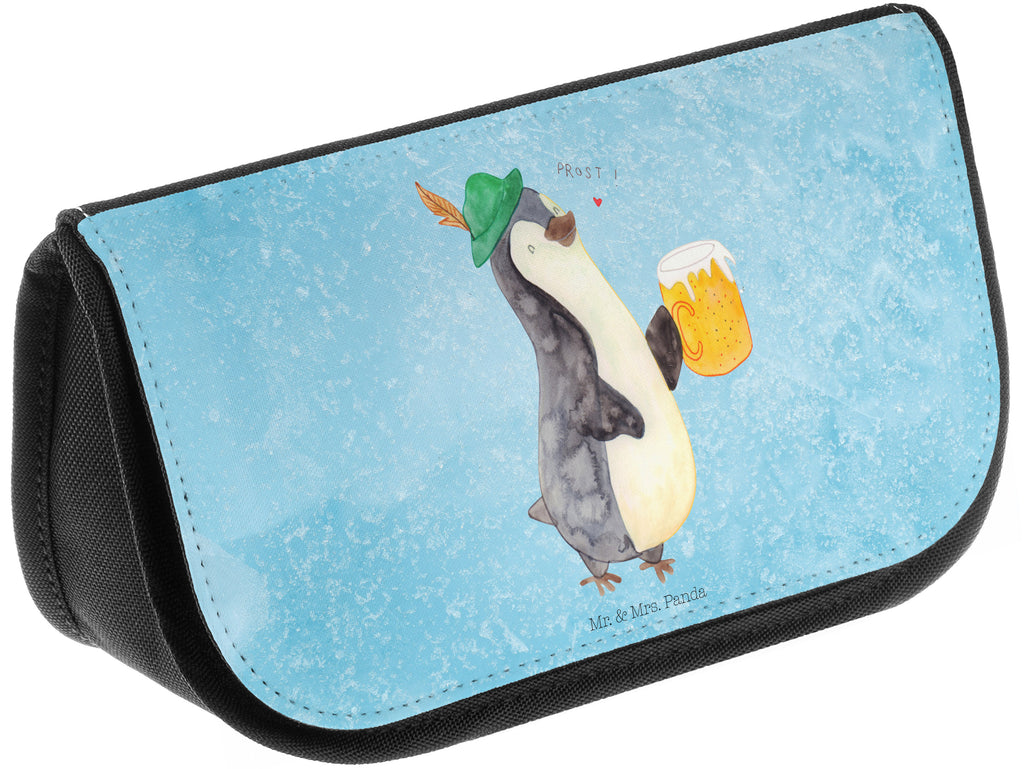 Kosmetiktasche Pinguin Bier Kosmetikbeutel, Kulturtasche, Kulturbeutel, Schminktasche, Make-Up Tasche, Pinguin, Pinguine, Bier, Oktoberfest