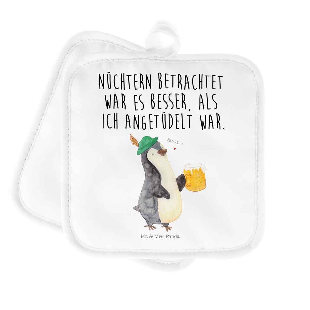 2er Set Topflappen  Pinguin Bier Topflappen, Topfuntersetzer, Ofenhandschuh, Topflappen Set, Topflappen lustig, Topflappen mit Spruch, Pinguin, Pinguine, Bier, Oktoberfest