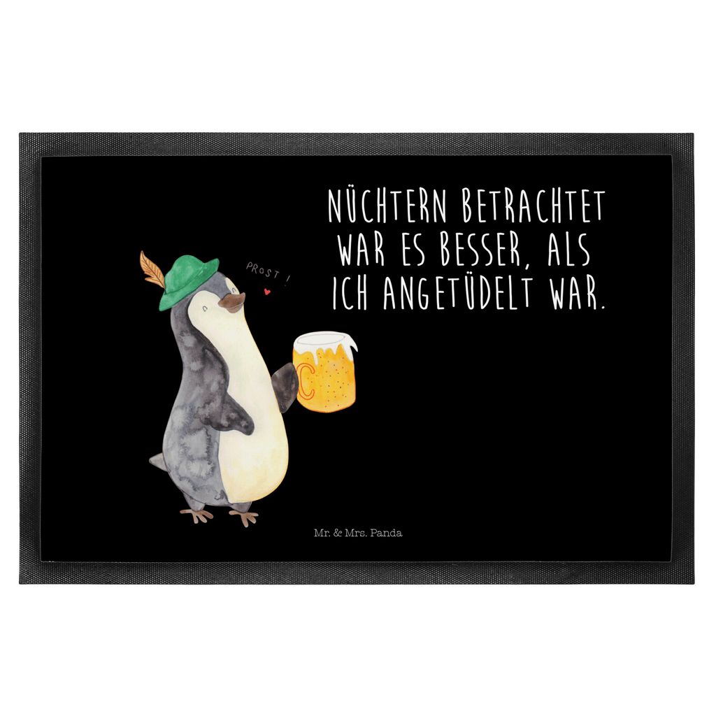 Fußmatte Pinguin Bier Türvorleger, Schmutzmatte, Fußabtreter, Matte, Schmutzfänger, Fußabstreifer, Schmutzfangmatte, Türmatte, Motivfußmatte, Haustürmatte, Vorleger, Pinguin, Pinguine, Bier, Oktoberfest