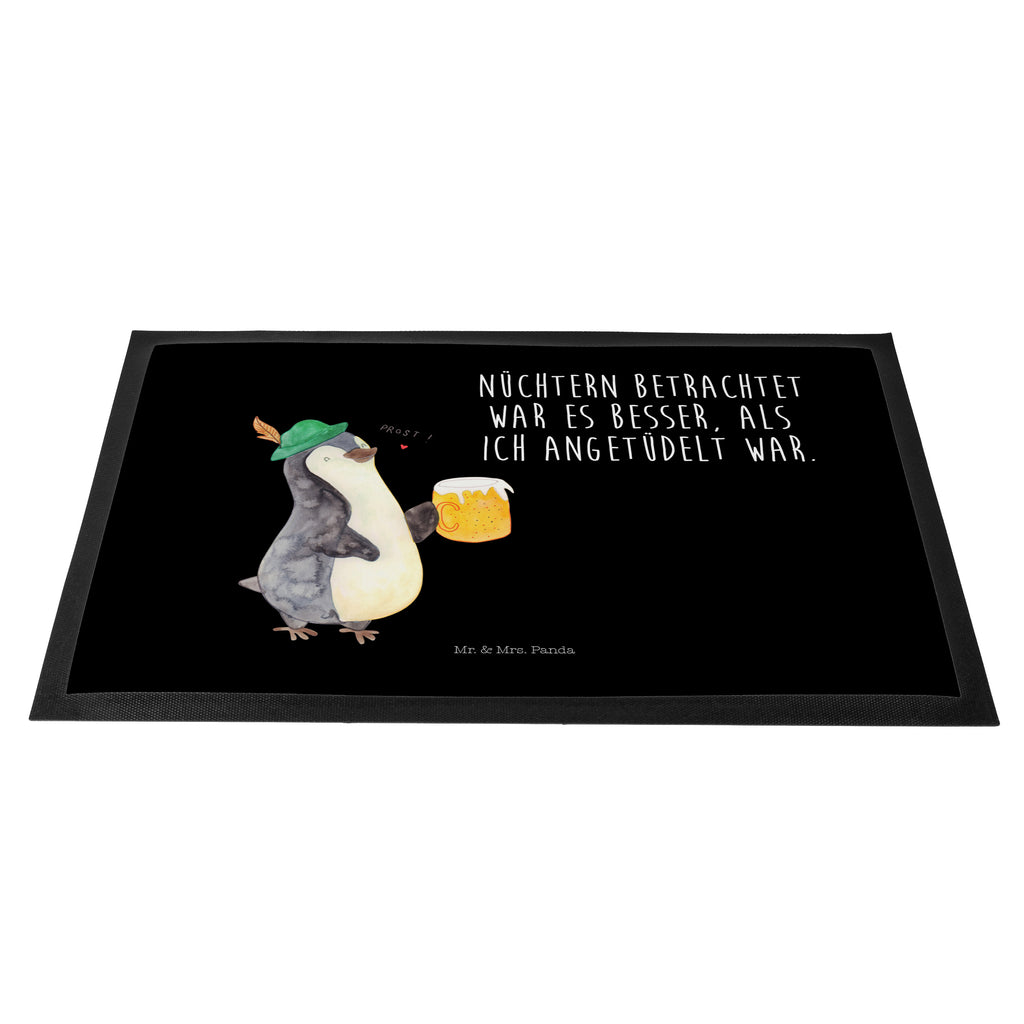 Fußmatte Pinguin Bier Türvorleger, Schmutzmatte, Fußabtreter, Matte, Schmutzfänger, Fußabstreifer, Schmutzfangmatte, Türmatte, Motivfußmatte, Haustürmatte, Vorleger, Pinguin, Pinguine, Bier, Oktoberfest