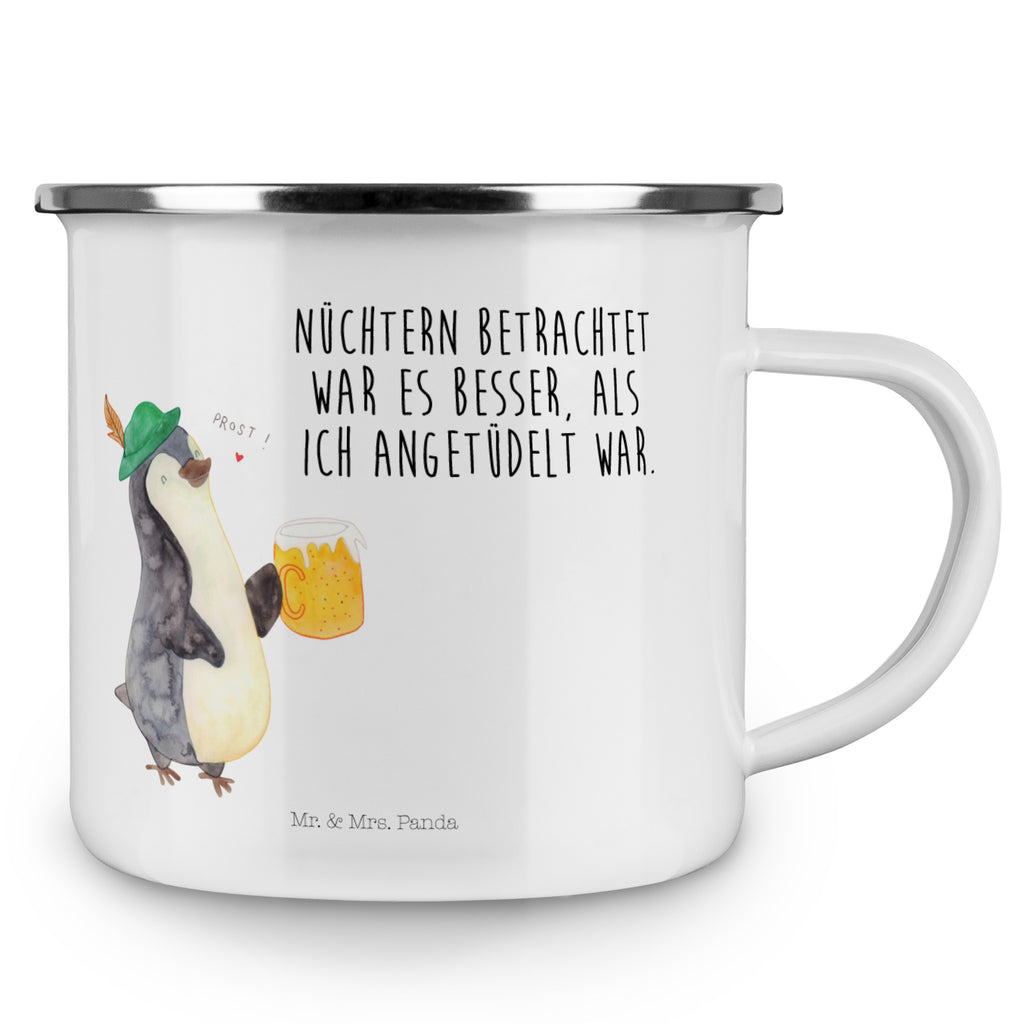 Camping Emaille Tasse Pinguin Bier Campingtasse, Trinkbecher, Metalltasse, Outdoor Tasse, Emaille Trinkbecher, Blechtasse Outdoor, Emaille Campingbecher, Edelstahl Trinkbecher, Metalltasse für Camping, Kaffee Blechtasse, Camping Tasse Metall, Pinguin, Pinguine, Bier, Oktoberfest