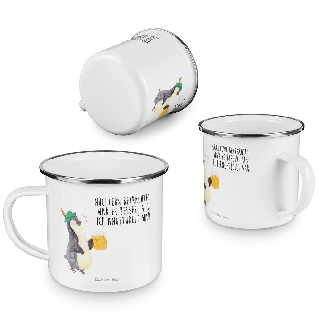 Camping Emaille Tasse Pinguin Bier Campingtasse, Trinkbecher, Metalltasse, Outdoor Tasse, Emaille Trinkbecher, Blechtasse Outdoor, Emaille Campingbecher, Edelstahl Trinkbecher, Metalltasse für Camping, Kaffee Blechtasse, Camping Tasse Metall, Pinguin, Pinguine, Bier, Oktoberfest