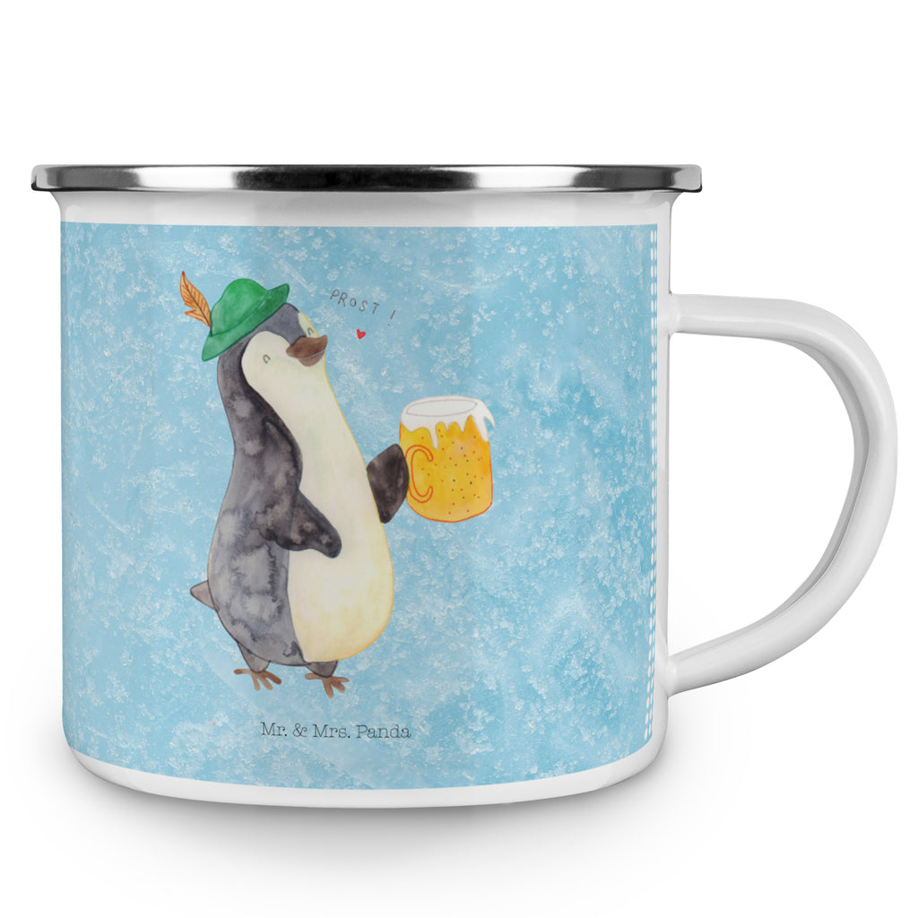 Camping Emaille Tasse Pinguin Bier Campingtasse, Trinkbecher, Metalltasse, Outdoor Tasse, Emaille Trinkbecher, Blechtasse Outdoor, Emaille Campingbecher, Edelstahl Trinkbecher, Metalltasse für Camping, Kaffee Blechtasse, Camping Tasse Metall, Pinguin, Pinguine, Bier, Oktoberfest
