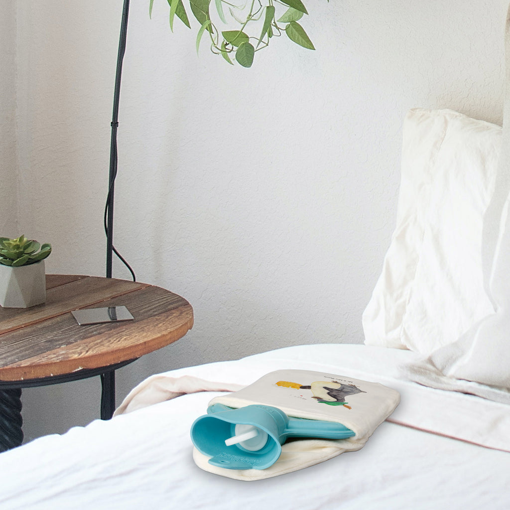 Wärmflasche Pinguin Bier Wärmekissen, Kinderwärmflasche, Körnerkissen, Wärmflaschenbezug, Wärmflasche mit Bezug, Pinguin, Pinguine, Bier, Oktoberfest