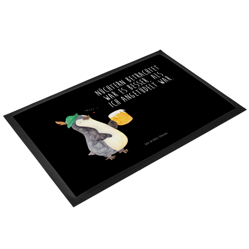 Fußmatte Pinguin Bier Türvorleger, Schmutzmatte, Fußabtreter, Matte, Schmutzfänger, Fußabstreifer, Schmutzfangmatte, Türmatte, Motivfußmatte, Haustürmatte, Vorleger, Pinguin, Pinguine, Bier, Oktoberfest