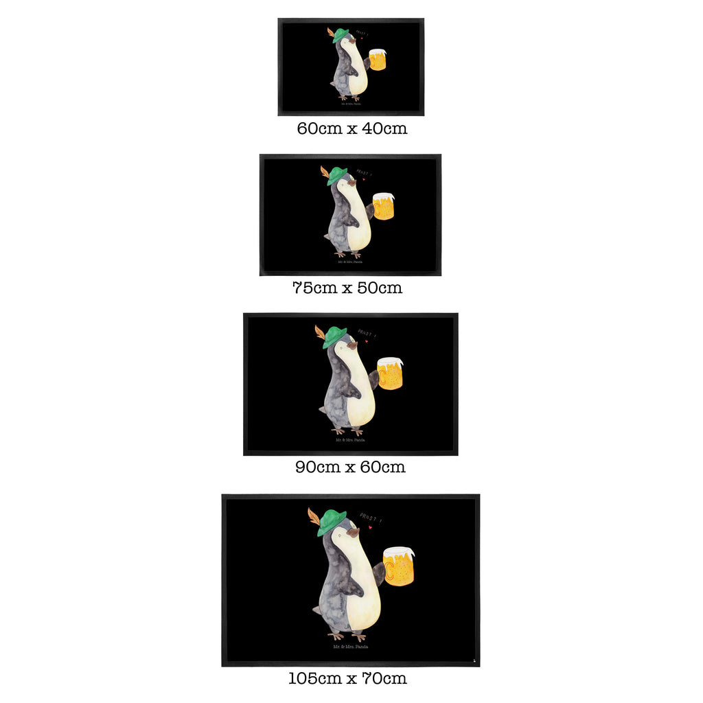 Fußmatte Pinguin Bier Türvorleger, Schmutzmatte, Fußabtreter, Matte, Schmutzfänger, Fußabstreifer, Schmutzfangmatte, Türmatte, Motivfußmatte, Haustürmatte, Vorleger, Pinguin, Pinguine, Bier, Oktoberfest