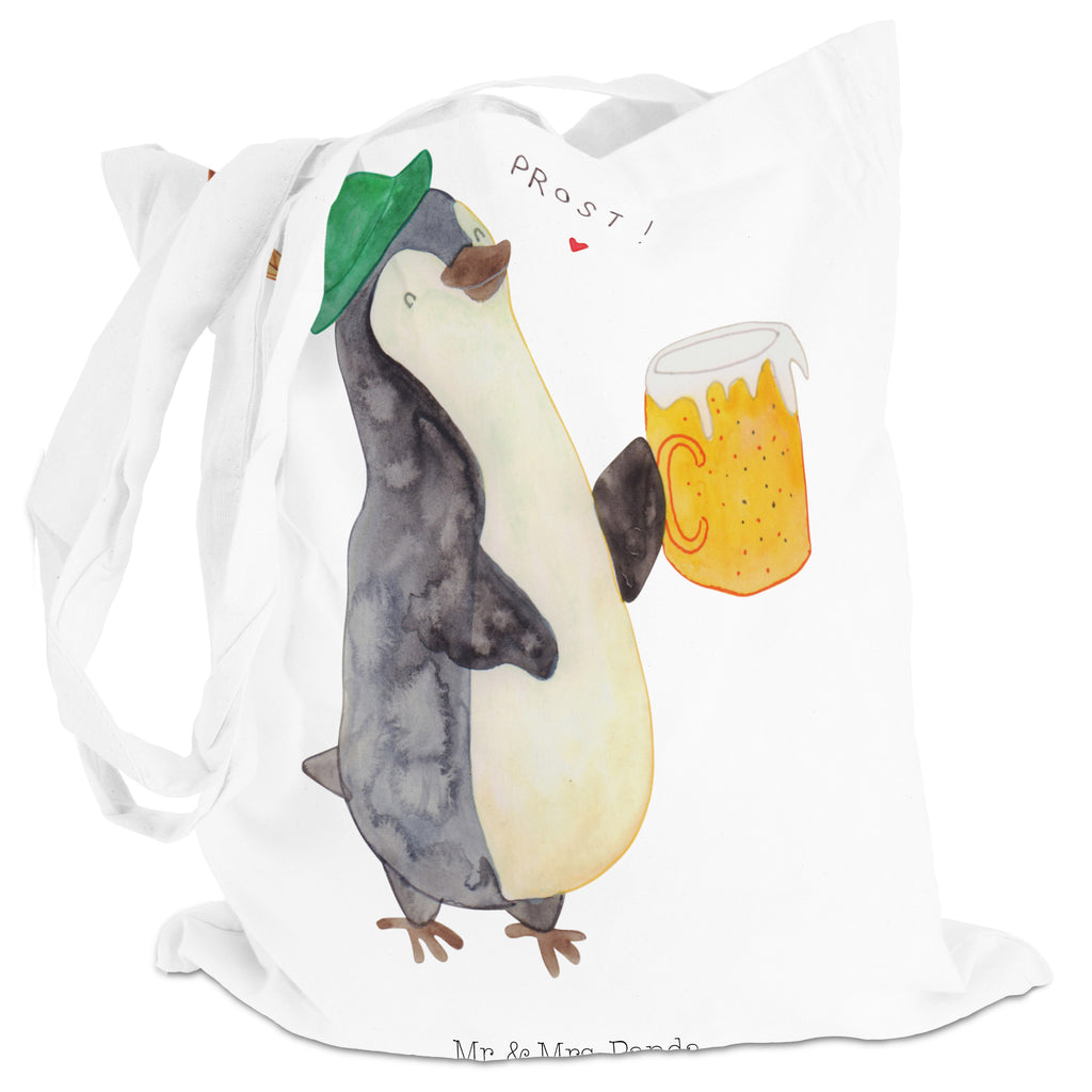Tragetasche Pinguin Bier Beuteltasche, Beutel, Einkaufstasche, Jutebeutel, Stoffbeutel, Pinguin, Pinguine, Bier, Oktoberfest