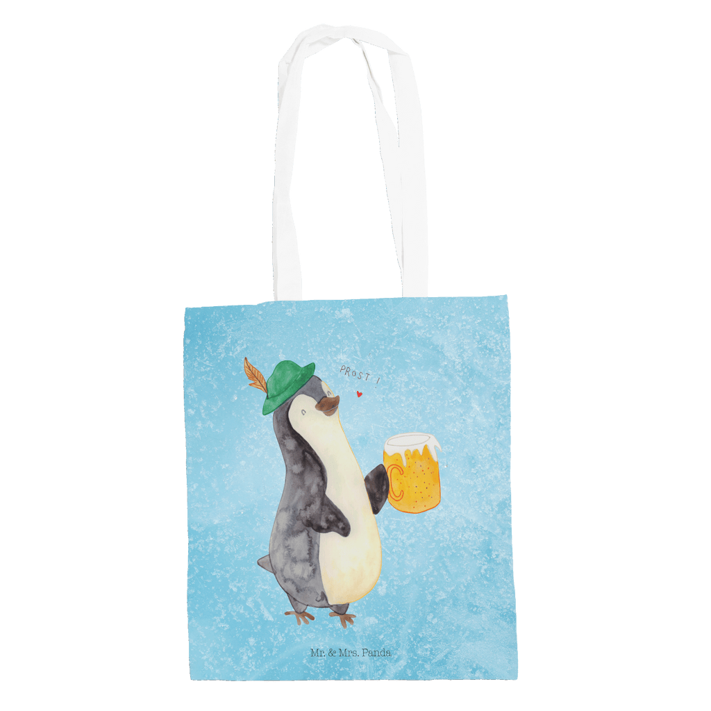 Tragetasche Pinguin Bier Beuteltasche, Beutel, Einkaufstasche, Jutebeutel, Stoffbeutel, Pinguin, Pinguine, Bier, Oktoberfest