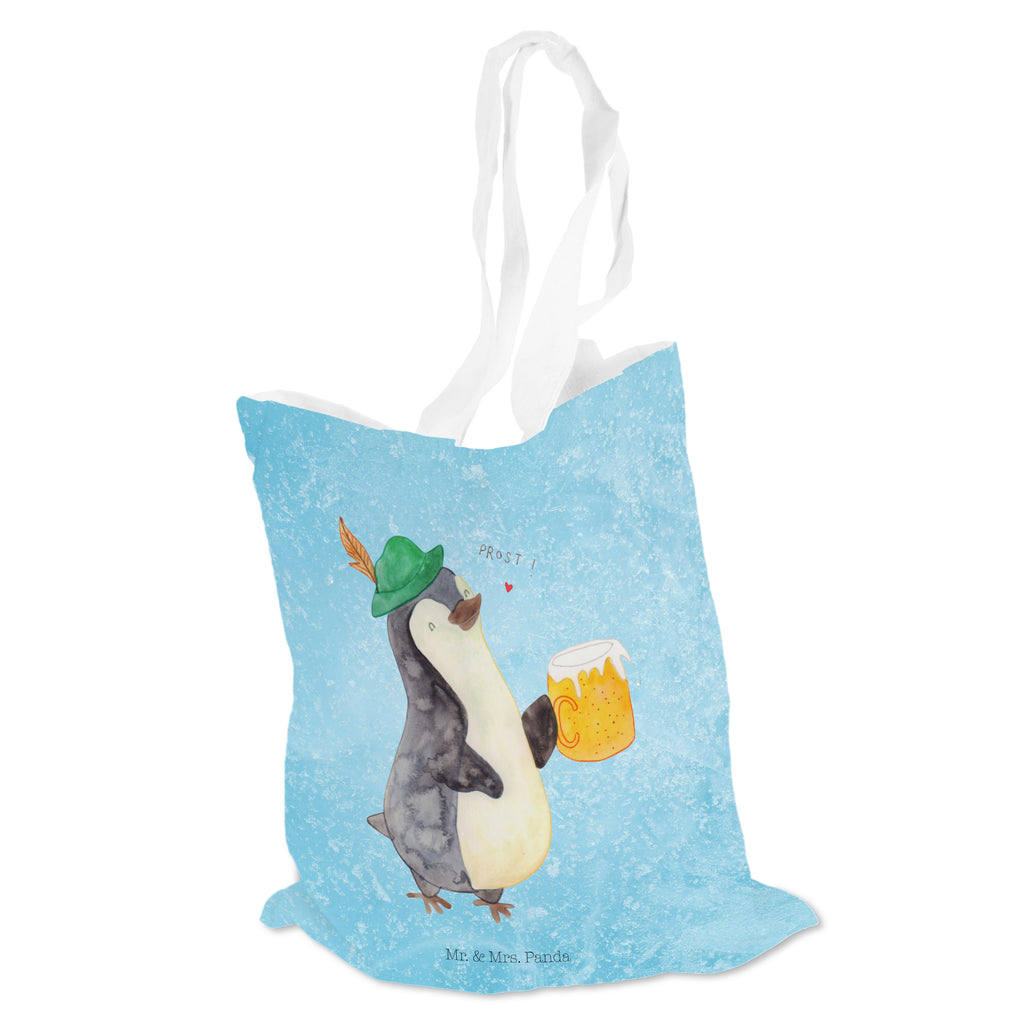Tragetasche Pinguin Bier Beuteltasche, Beutel, Einkaufstasche, Jutebeutel, Stoffbeutel, Pinguin, Pinguine, Bier, Oktoberfest