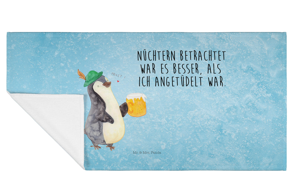 50 x 100 Handtuch Pinguin Bier Handtuch, Badehandtuch, Badezimmer, Handtücher, groß, Kinder, Baby, Pinguin, Pinguine, Bier, Oktoberfest