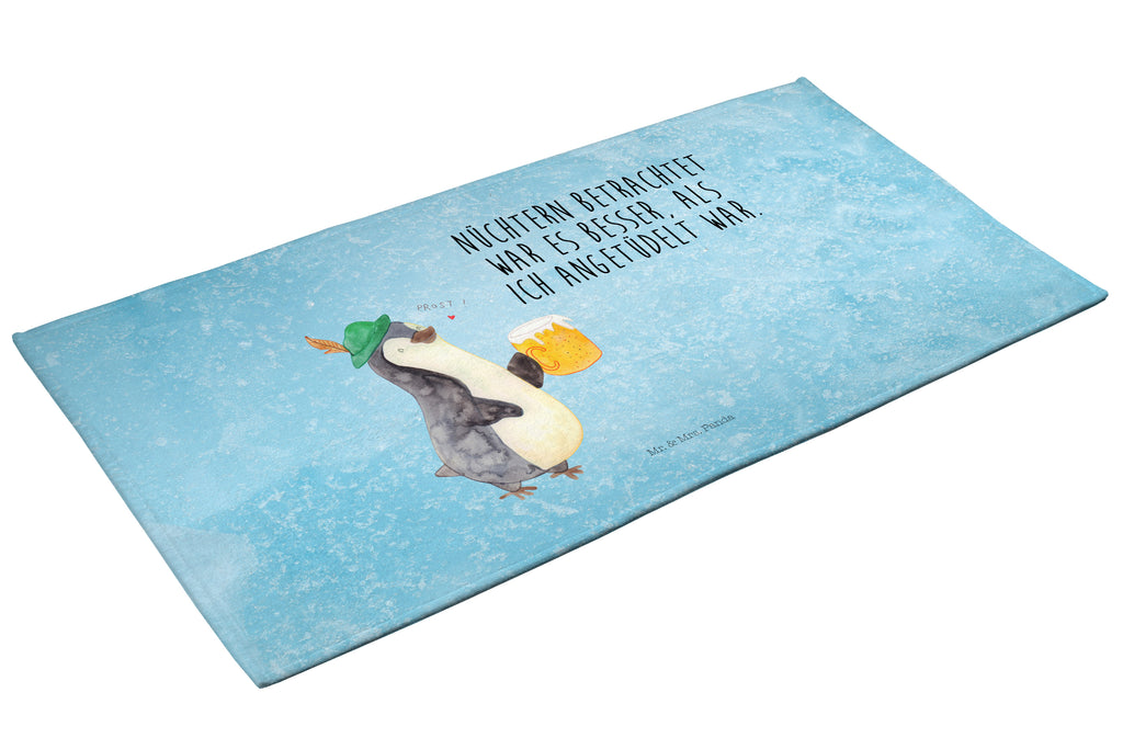 50 x 100 Handtuch Pinguin Bier Handtuch, Badehandtuch, Badezimmer, Handtücher, groß, Kinder, Baby, Pinguin, Pinguine, Bier, Oktoberfest