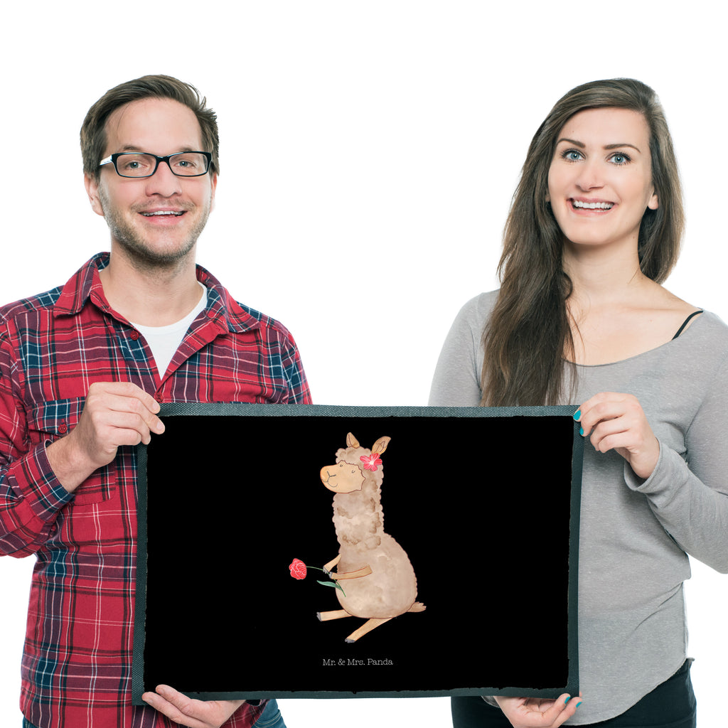 Fußmatte Alpaka Blume Alpaka, Lama, Blume, Lamas, Alpaka Zitat, Alpaka Spruch, Alpaka Dekor, Alpaka Geschenk, Alpaka Dekoration, Alpaka Witz, Motiv Alpaka Türvorleger, Schmutzmatte, Fußabtreter, Matte, Schmutzfänger, Fußabstreifer, Schmutzfangmatte, Türmatte, Motivfußmatte,  Haustürmatte, Vorleger  Alpaka, Lama