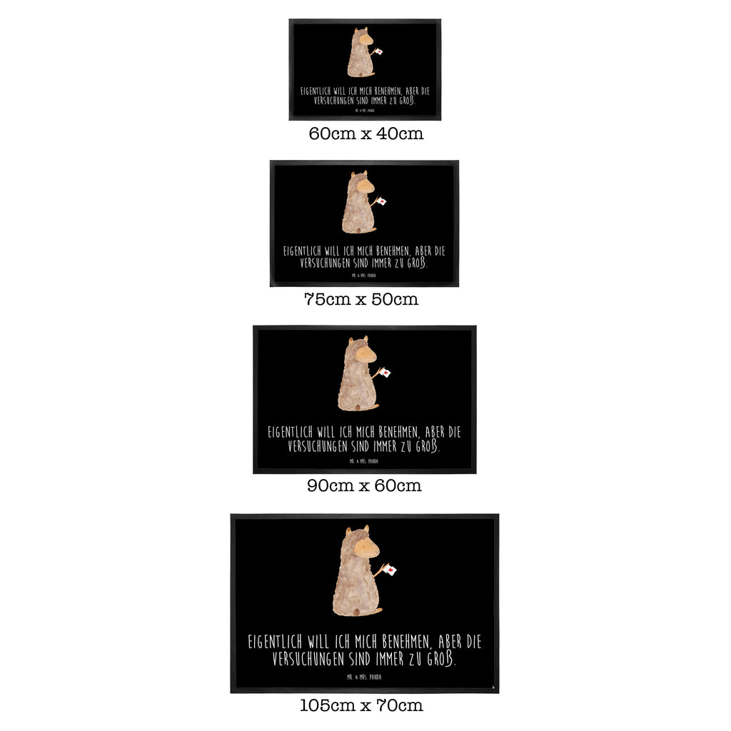 Fußmatte Alpaka Fahne Alpaka, Alpakas, Lama, Lamas, Liebe Türvorleger, Schmutzmatte, Fußabtreter, Matte, Schmutzfänger, Fußabstreifer, Schmutzfangmatte, Türmatte, Motivfußmatte,  Haustürmatte, Vorleger  Alpaka, Lama