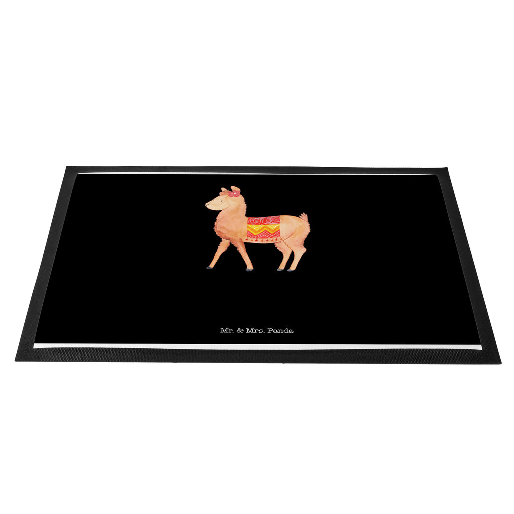 Fußmatte Alpaka stolz  Türvorleger, Schmutzmatte, Fußabtreter, Matte, Schmutzfänger, Fußabstreifer, Schmutzfangmatte, Türmatte, Motivfußmatte,  Haustürmatte, Vorleger  Alpaka, Lama