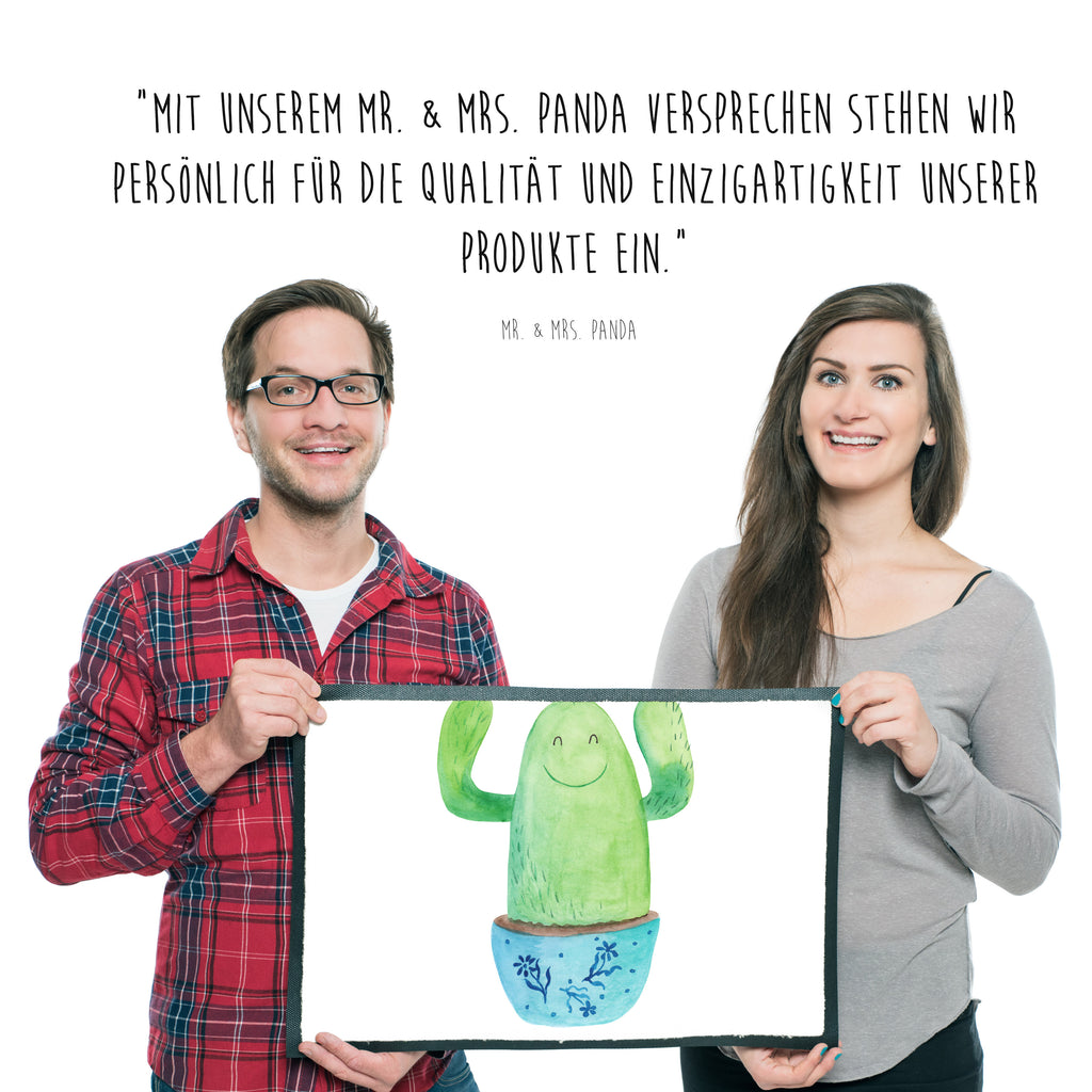 Fußmatte Kaktus Happy Türvorleger, Schmutzmatte, Fußabtreter, Matte, Schmutzfänger, Fußabstreifer, Schmutzfangmatte, Türmatte, Motivfußmatte, Haustürmatte, Vorleger, Kaktus, Kakteen, Motivation, Spruch, lustig, Kindersicherung, Neustart, Büro, Büroalltag, Kollege, Kollegin, Freundin, Mutter, Familie, Ausbildung
