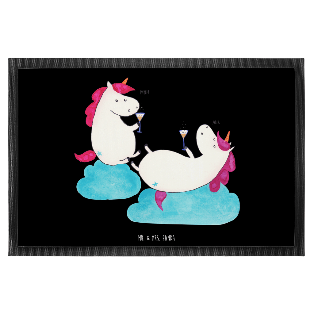 Fußmatte Einhörner Sekt Einhorn, Einhörner, Unicorn, Freundinnen, Freundin, BFF, Sekt, Mädelsabend, Spaß, Party, Korken, Anstoßen, Beste Türvorleger, Schmutzmatte, Fußabtreter, Matte, Schmutzfänger, Fußabstreifer, Schmutzfangmatte, Türmatte, Motivfußmatte,  Haustürmatte, Vorleger  Einhorn, Einhörner, Einhorn Deko, Pegasus, Unicorn