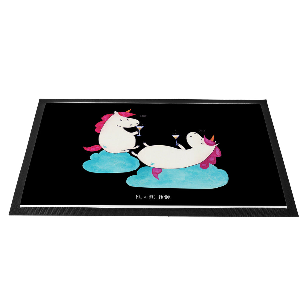 Fußmatte Einhörner Sekt Einhorn, Einhörner, Unicorn, Freundinnen, Freundin, BFF, Sekt, Mädelsabend, Spaß, Party, Korken, Anstoßen, Beste Türvorleger, Schmutzmatte, Fußabtreter, Matte, Schmutzfänger, Fußabstreifer, Schmutzfangmatte, Türmatte, Motivfußmatte,  Haustürmatte, Vorleger  Einhorn, Einhörner, Einhorn Deko, Pegasus, Unicorn