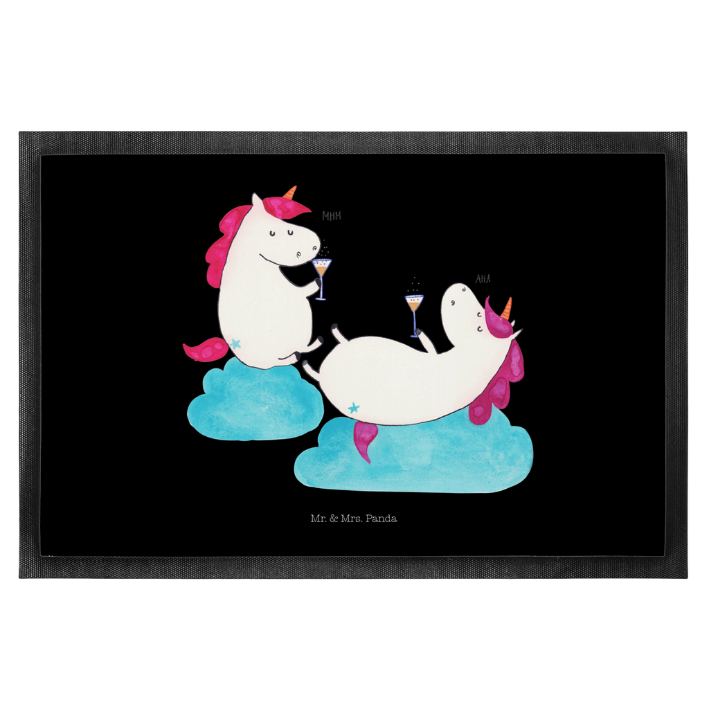 Fußmatte Einhörner Sekt Einhorn, Einhörner, Unicorn, Freundinnen, Freundin, BFF, Sekt, Mädelsabend, Spaß, Party, Korken, Anstoßen, Beste Türvorleger, Schmutzmatte, Fußabtreter, Matte, Schmutzfänger, Fußabstreifer, Schmutzfangmatte, Türmatte, Motivfußmatte,  Haustürmatte, Vorleger  Einhorn, Einhörner, Einhorn Deko, Pegasus, Unicorn