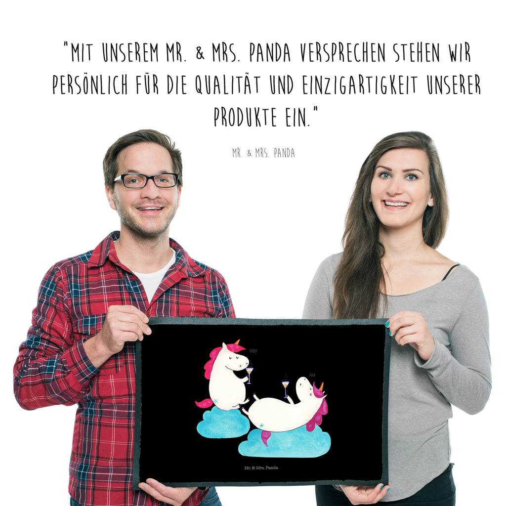 Fußmatte Einhörner Sekt Einhorn, Einhörner, Unicorn, Freundinnen, Freundin, BFF, Sekt, Mädelsabend, Spaß, Party, Korken, Anstoßen, Beste Türvorleger, Schmutzmatte, Fußabtreter, Matte, Schmutzfänger, Fußabstreifer, Schmutzfangmatte, Türmatte, Motivfußmatte,  Haustürmatte, Vorleger  Einhorn, Einhörner, Einhorn Deko, Pegasus, Unicorn