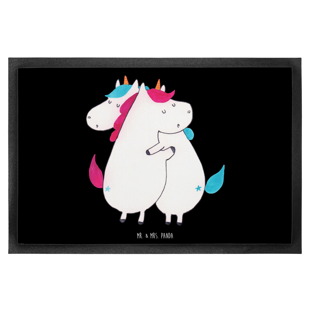 Fußmatte Einhörner Umarmen Einhorn, Einhörner, Unicorn, Freundinnen, Freundin, BFF, Schwester, Schwestern, Familie, Geschwister, Sister, Liebe  Türvorleger, Schmutzmatte, Fußabtreter, Matte, Schmutzfänger, Fußabstreifer, Schmutzfangmatte, Türmatte, Motivfußmatte,  Haustürmatte, Vorleger  Einhorn, Einhörner, Einhorn Deko, Pegasus, Unicorn