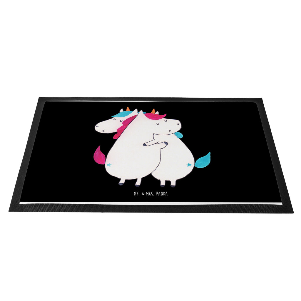 Fußmatte Einhörner Umarmen Einhorn, Einhörner, Unicorn, Freundinnen, Freundin, BFF, Schwester, Schwestern, Familie, Geschwister, Sister, Liebe  Türvorleger, Schmutzmatte, Fußabtreter, Matte, Schmutzfänger, Fußabstreifer, Schmutzfangmatte, Türmatte, Motivfußmatte,  Haustürmatte, Vorleger  Einhorn, Einhörner, Einhorn Deko, Pegasus, Unicorn